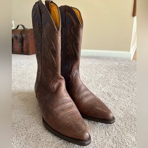 NWOT Handmade Brown Cowboy Boots - Pistolero - Size 9